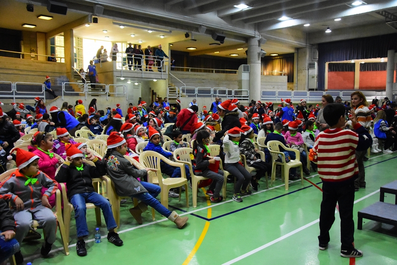 Saint Vincent de paul celebrating Christmas at Jesus & Mary school